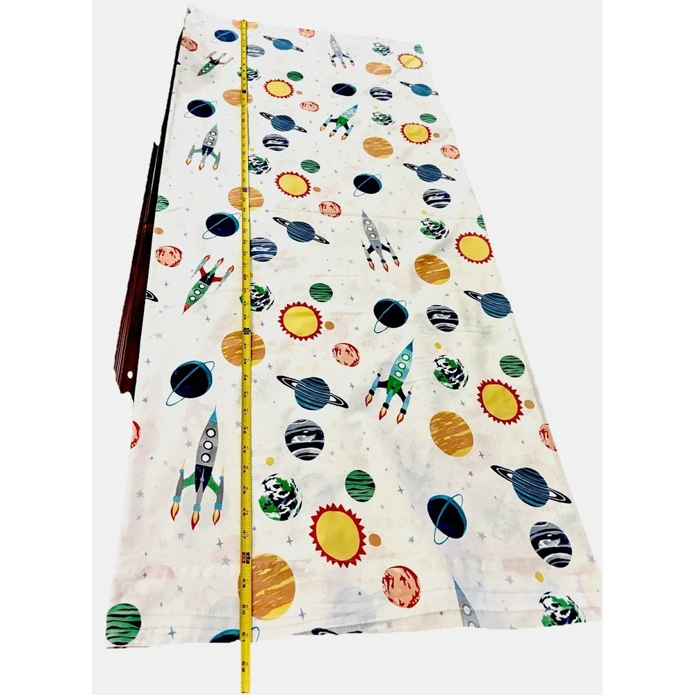 Pottery Barn Kids Solar System Flat Sheet Queen